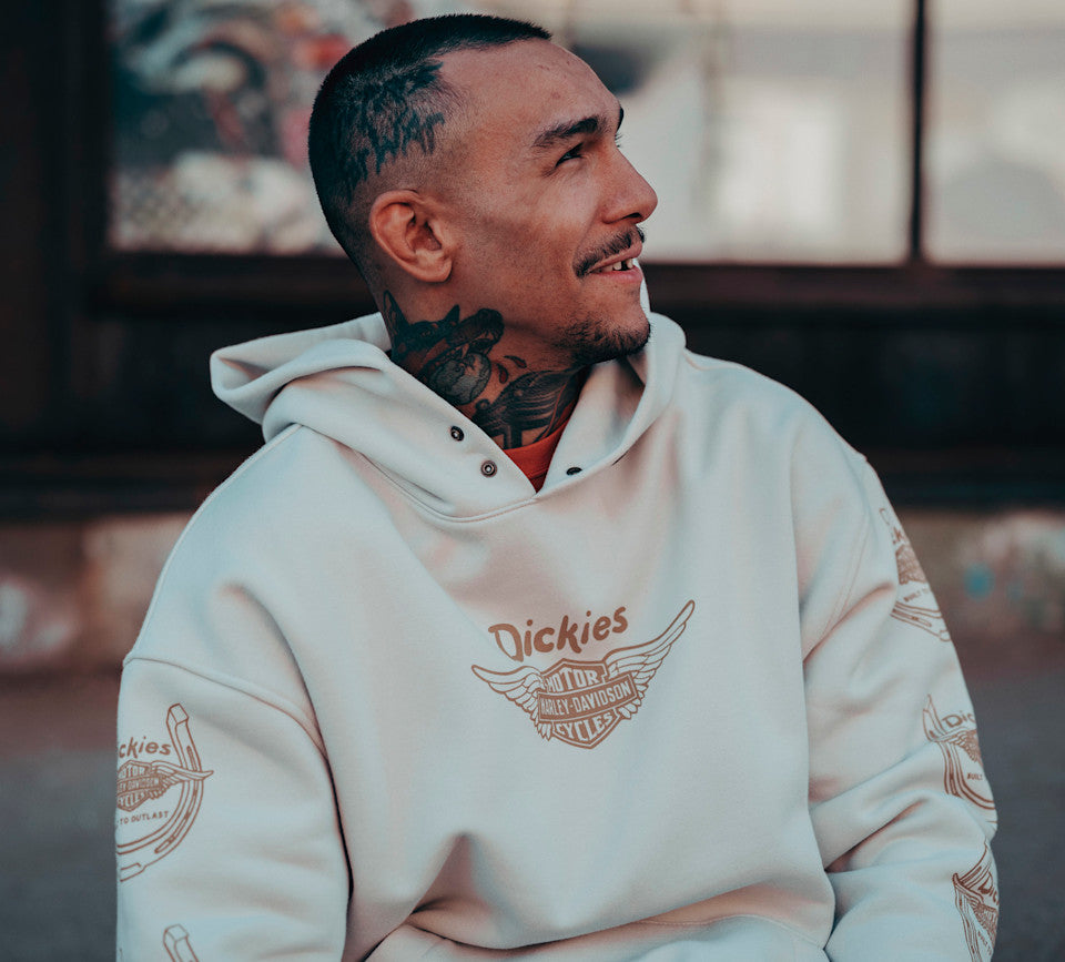 Dickies x H-D Winged Horseshoe Oversized Pullover Hoodie - 96091-26VX