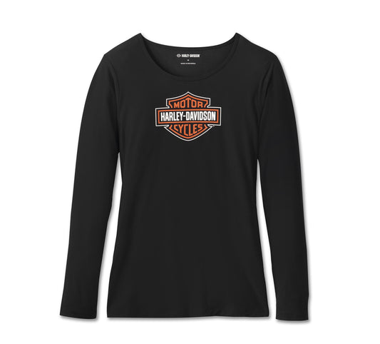 Harley-Davidson® Bar & Shield Long Sleeve Pajama Set - 96159-25VW
