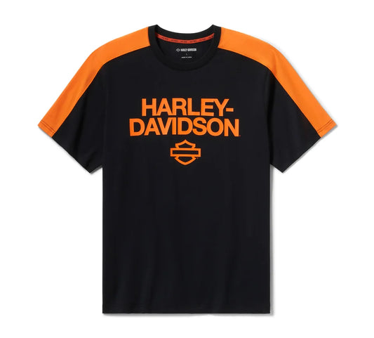 Harley-Davidson® Men's TECH Coolmax® Tee Colorblock - 96720-25VM