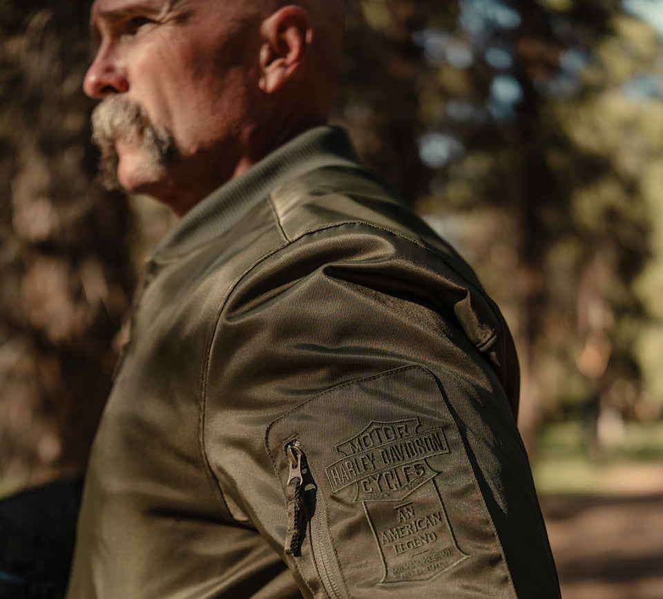 Harley-Davidson® Men's MA-1 Bomber Riding Jacket - 97152-26VM