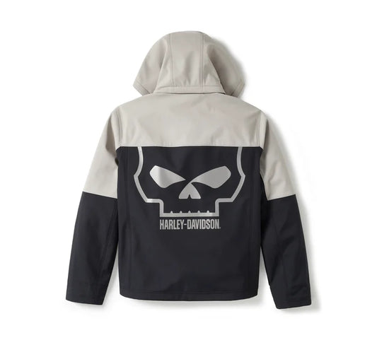 Harley-Davidson® Men's Willie G Skull Water Repellent Softshell Jacket -99058-25VM