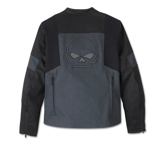 Harley-Davidson® Willie G Skull Graphic Triple Vent System 2.0 Textile Riding Jacket - 98100-25VM
