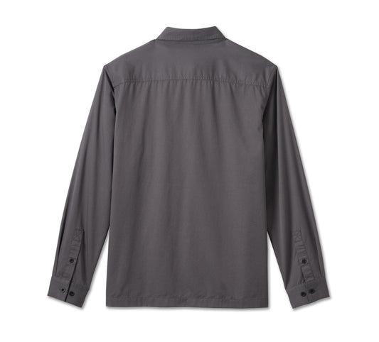 Harley-Davidson® Men’s Willie G™ Skull Long Sleeve Shirt - 99057-24Vm