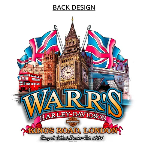 Warr's H-D® Men's Bar & Shield and London Big Ben Tee