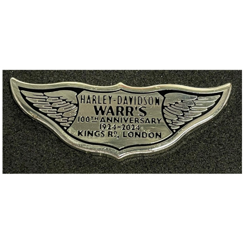 Warr's H-D® 100th Anniversary Silver Pin