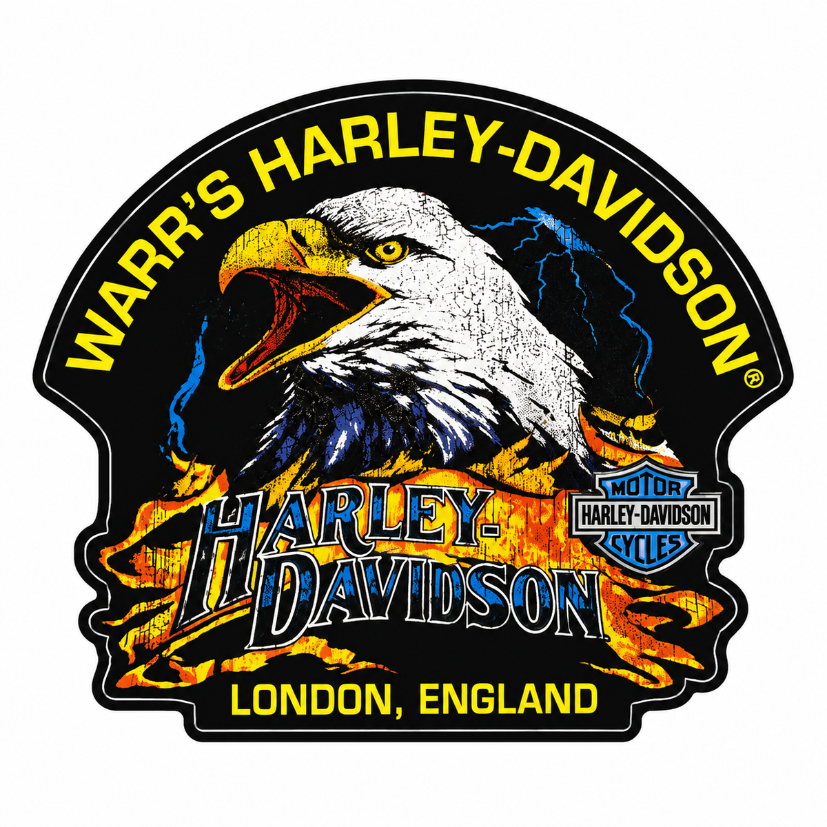 Warr's H-D® Eagle Decal
