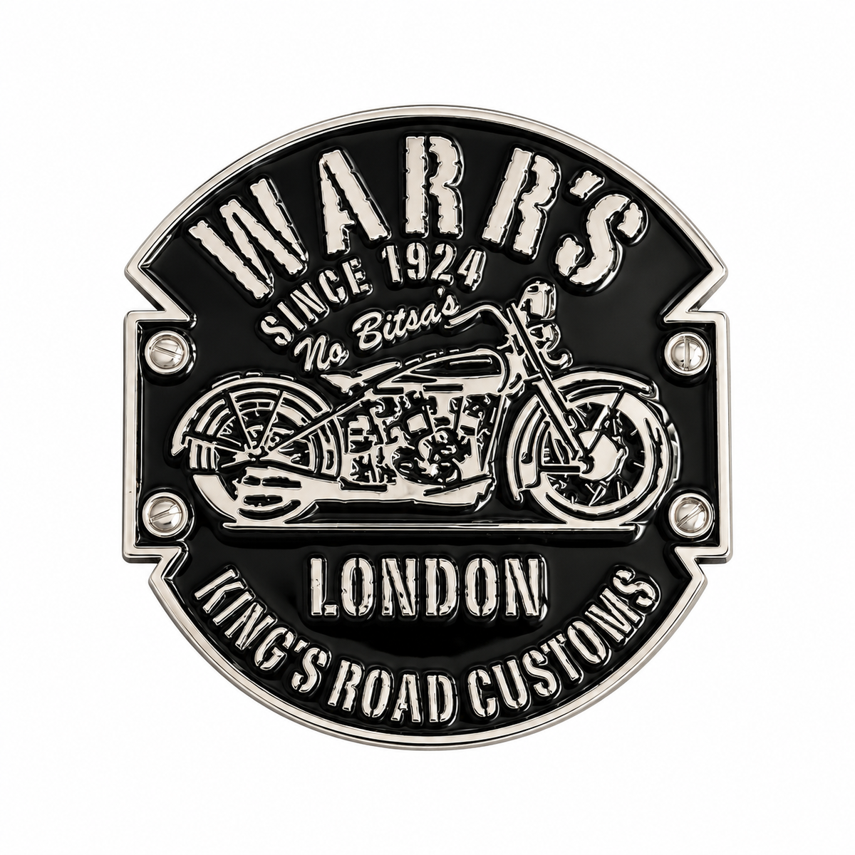 Warr's H-D® Kings Road Customs Black Pin