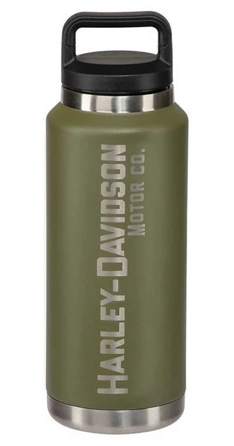 Harley-Davidson® Motor Co. Water Bottle, Double-Wall Stainless Steel
