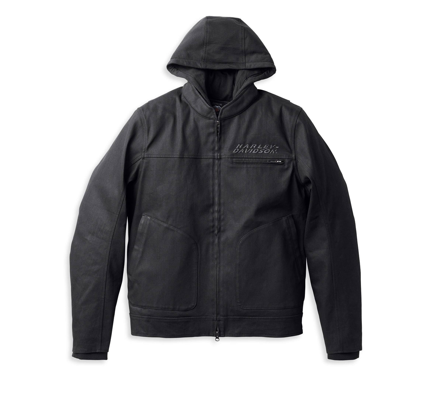 Harley-Davidson® Men's Metropolitan Mandarin Collar 3-in-1 Jacket Black - 98132-22EM