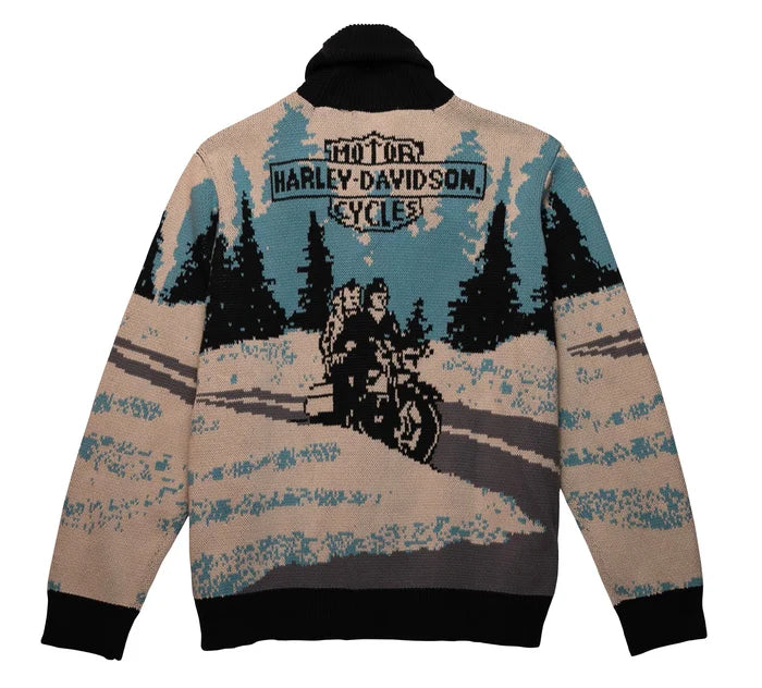 Harley Davidson Men s Celebration Cardigan 96308 23VM Warr s Harley Davidson Online Store London