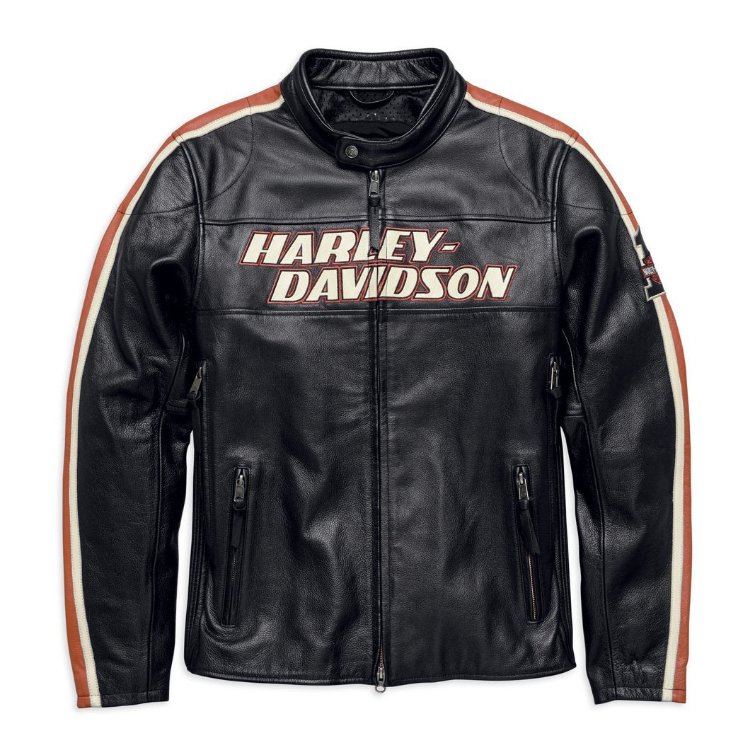 Harley-Davidson Mens Torque Leather Jacket - 98026-18Em Riding Jackets