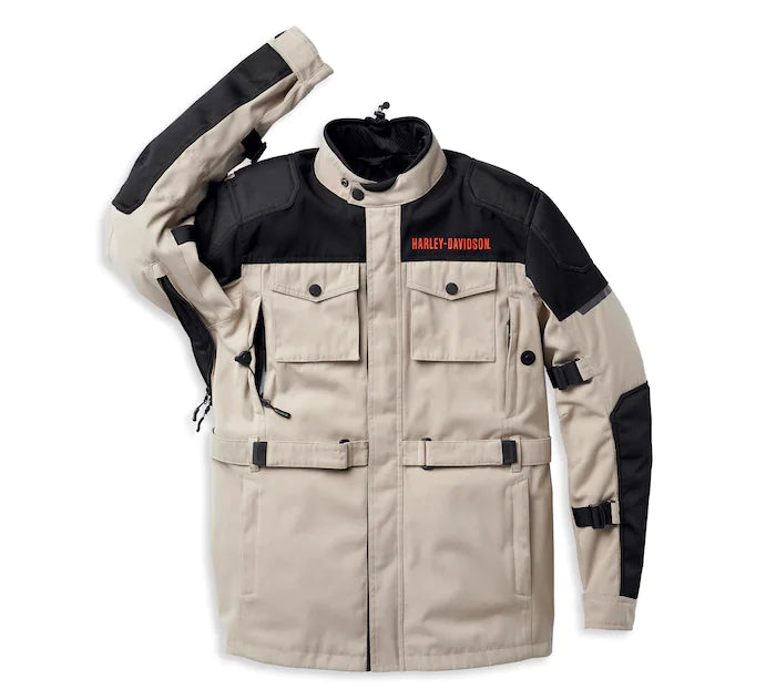 Harley-Davidson® Men's Quest Triple Vent System™ Jacket Chinchilla - 98128-22EM