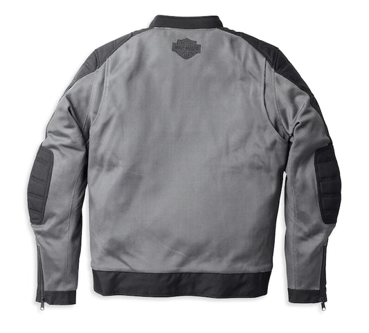 Harley-Davidson® Men's Zephyr Mesh Jacket w/ Zip-out Liner Grey - 98131-22EM