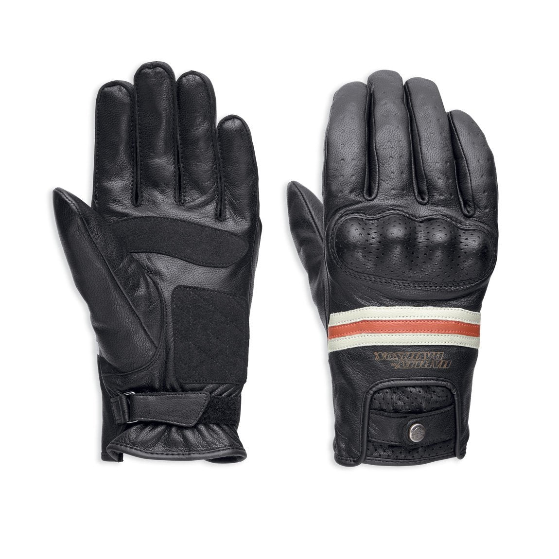 Harley-Davidson Mens Reaver Leather Gloves - 98178-18Em