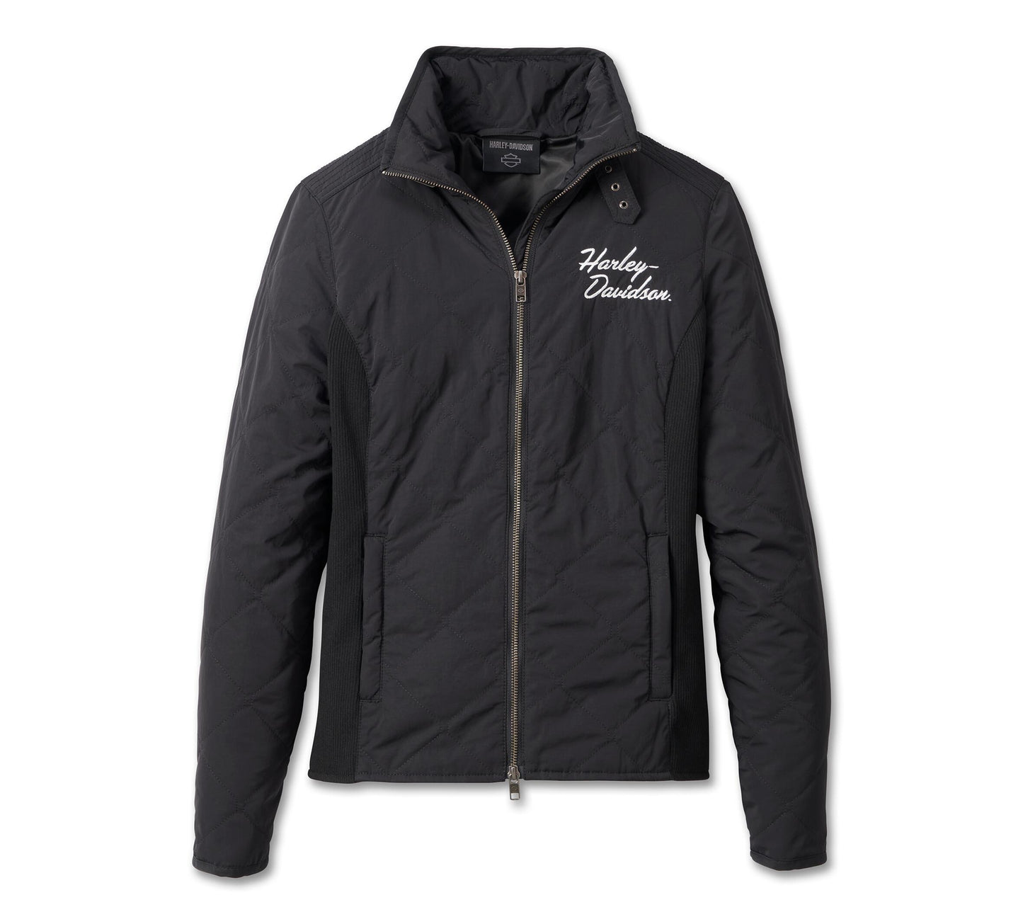 Harley-Davidson® Women's Milwaukee Quilted Jacket Black Beauty - 98401-23VW