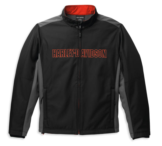 Harley-Davidson® Men's Bar & Shield Hooded Softshell Jacket - 98403-22VM