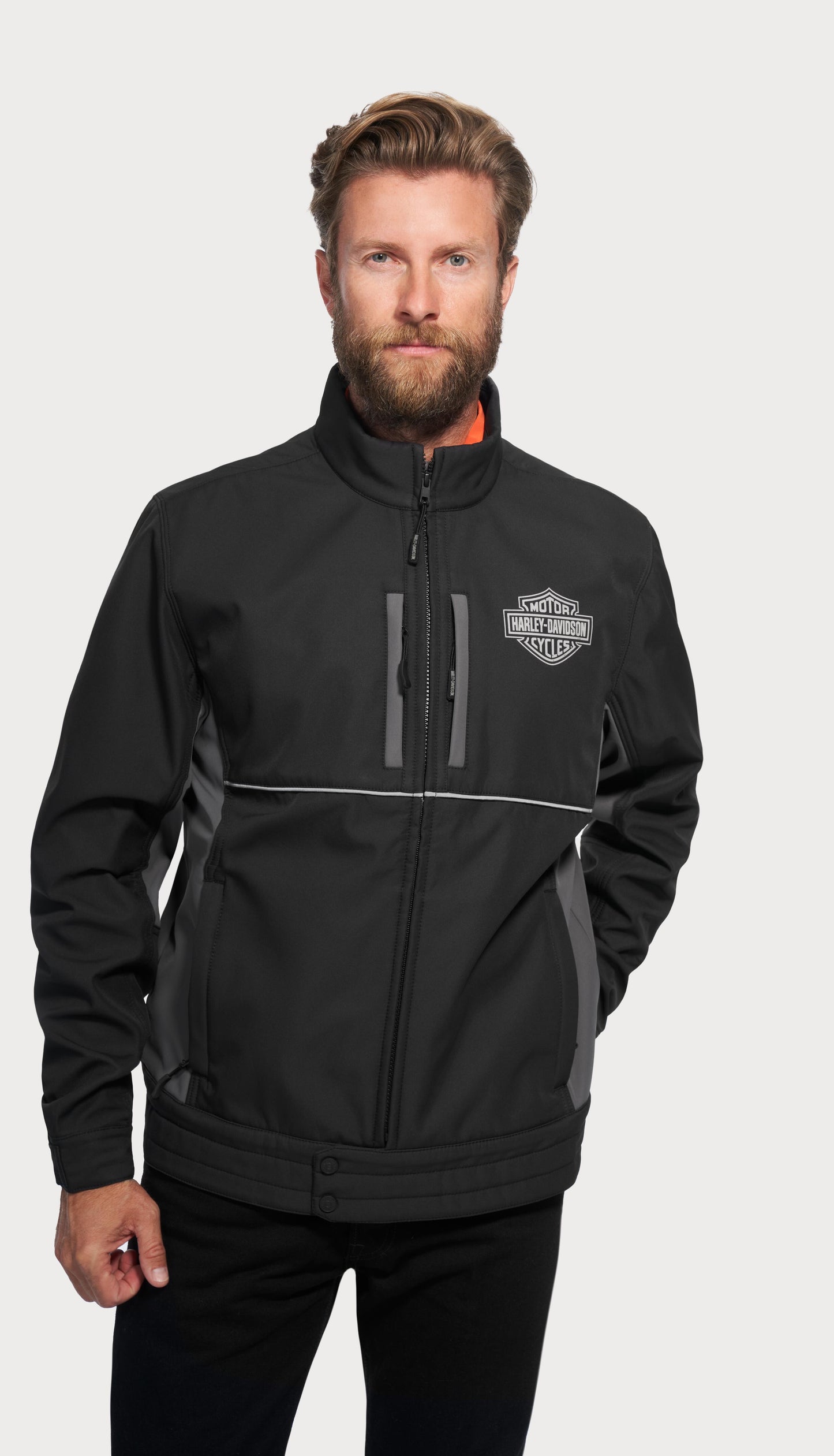 Harley-Davidson® Men's Bar & Shield Softshell Jacket - 98405-22VM