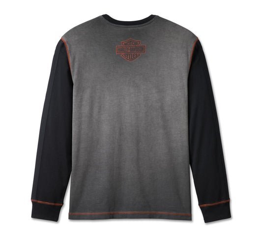 Harley-Davidson® Iron Bond Tee Colorblock Light Grey - 99003-23VM