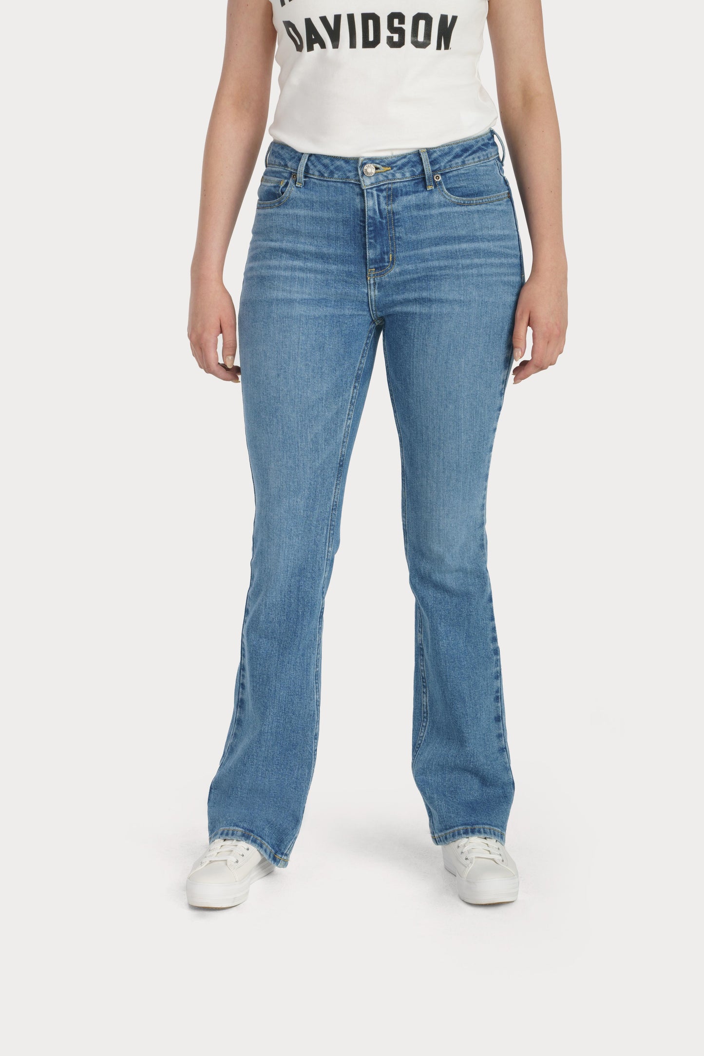 Harley-Davidson® H-D® High-Rise Bootcut Jeans Medium Indigo - 99042-23VW