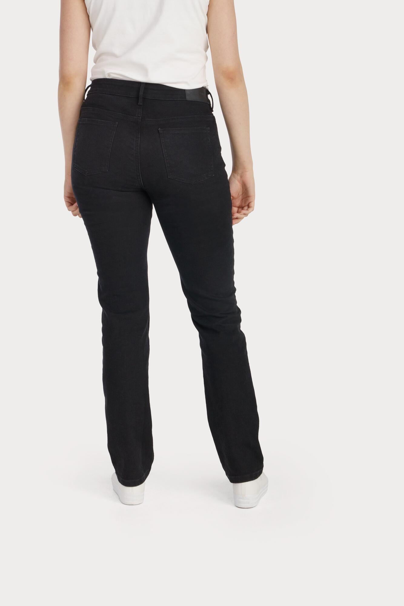 Harley-Davidson® H-D® High-Rise Straight Leg Jeans Black Denim - 99046-23VW