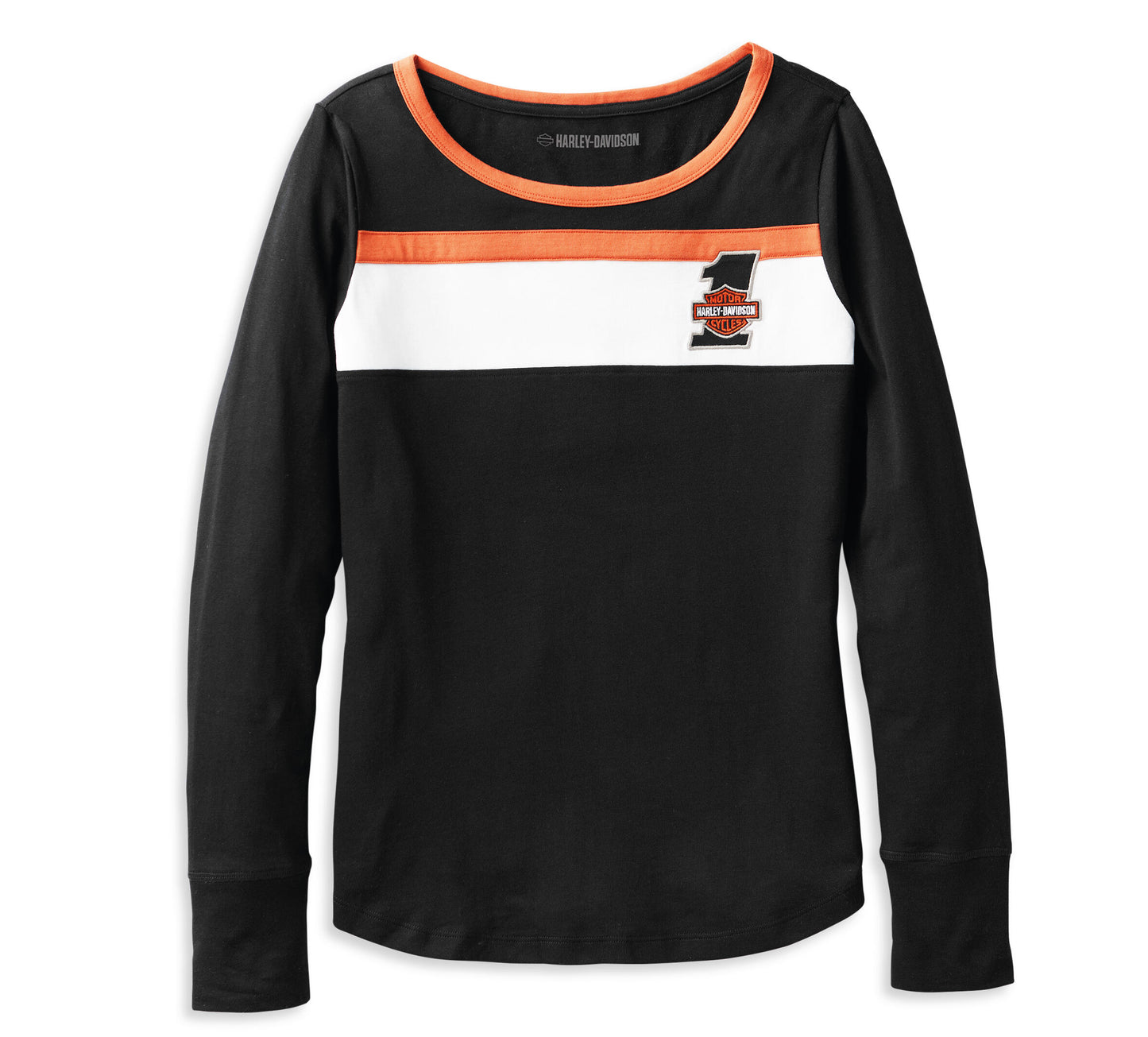 Harley-Davidson® Women's Full-Speed Knit Top Colorblock Black Beauty - 99102-22VW