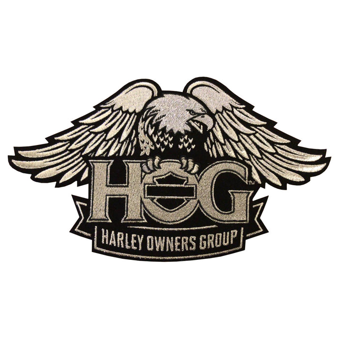 H.O.G.® Eagle Patch  Silver - Small & Large