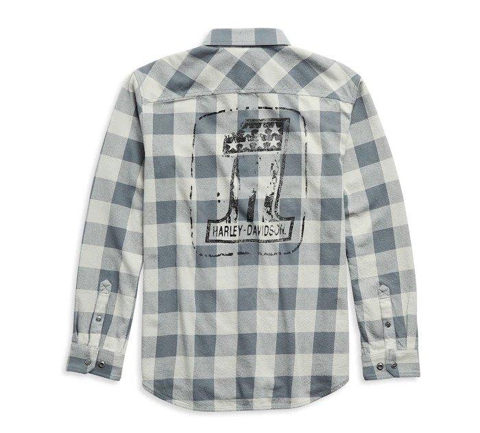 Harley-Davidson® Men’s #1 Logo Plaid Shirt - 99051-21Vm Shirts