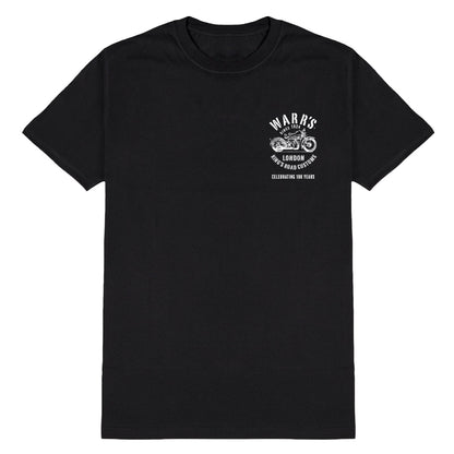 Warr’s Men’s 100Th Anniversary T-Shirt - Black T-Shirts