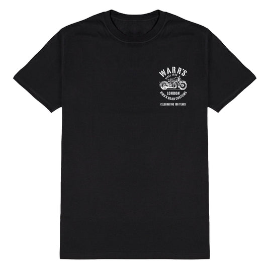 Warr’s Men’s 100Th Anniversary T-Shirt - Black T-Shirts