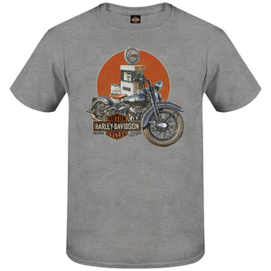 Warr's H-D® Men's Fill 'Er Up and London Sepia Tee