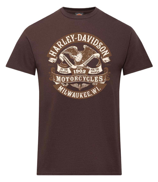 Warr's H-D® Men's For The People and London Sepia Tee