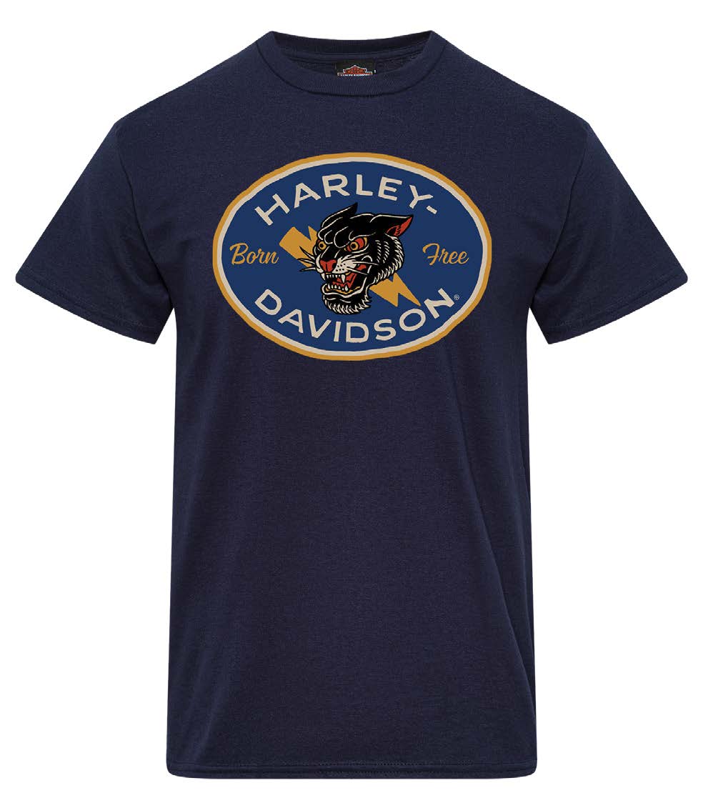 Warr's H-D® Men's Panther and London At Night Tee