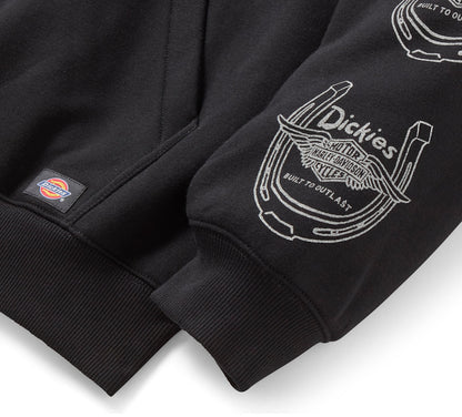 Dickies x H-D Winged Horseshoe Oversized Pullover Hoodie - 96090-26VX
