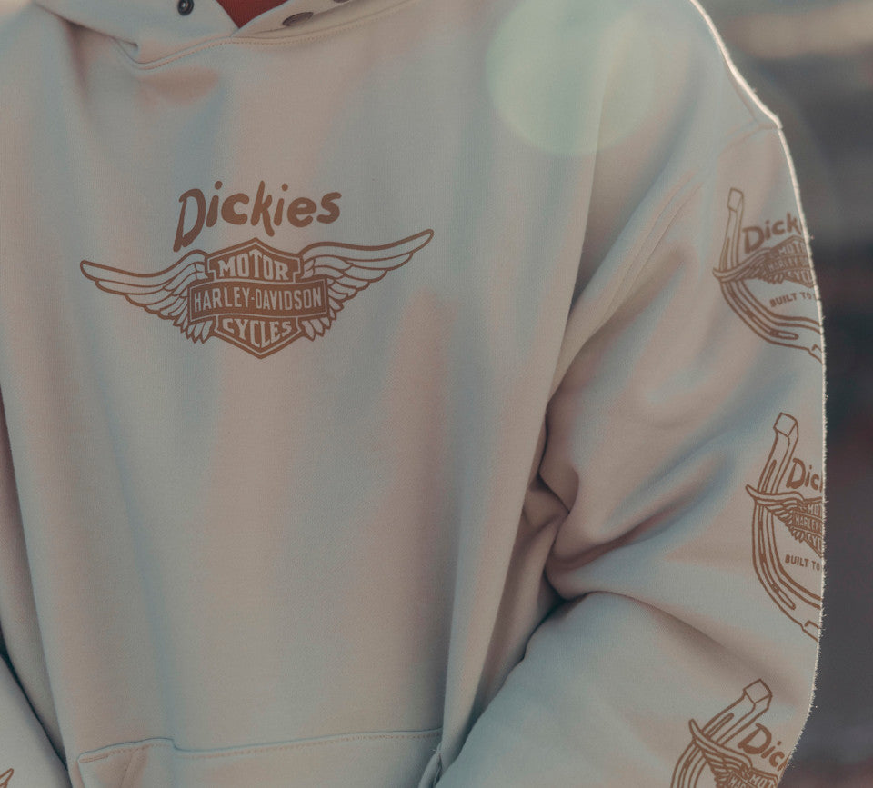 Dickies x H-D Winged Horseshoe Oversized Pullover Hoodie - 96091-26VX