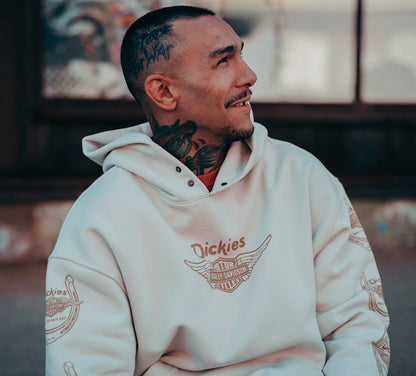 Dickies x H-D Winged Horseshoe Oversized Pullover Hoodie - 96091-26VX
