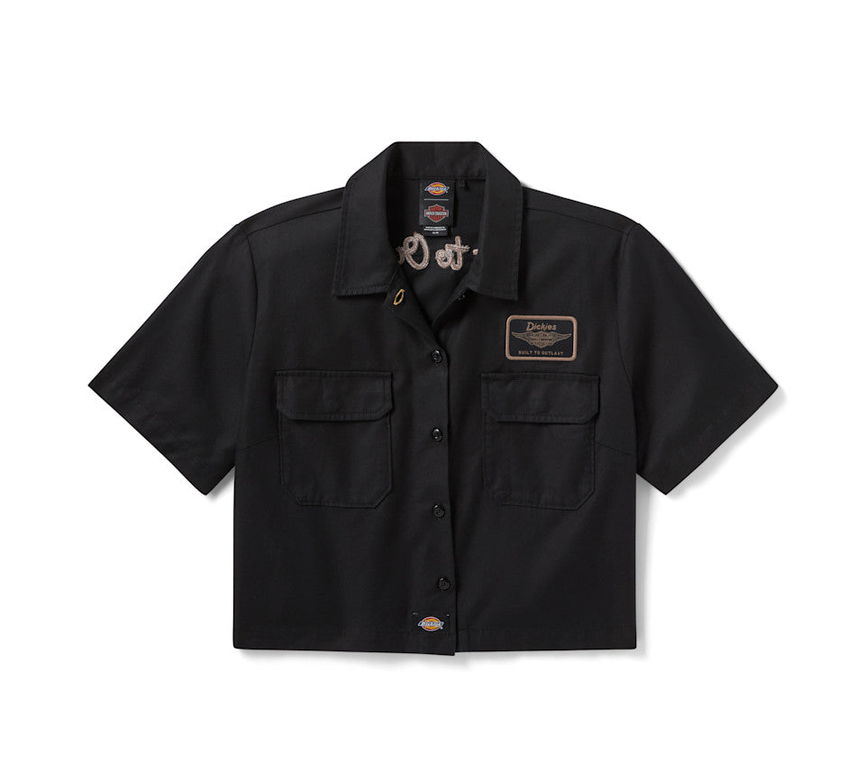 Dickies x H-D Built to Outlast Boxy Work Shirt -  96103-26VW