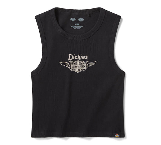 Dickies x H-D Winged Bar & Shield Ribbed Tank - 96110-26VW