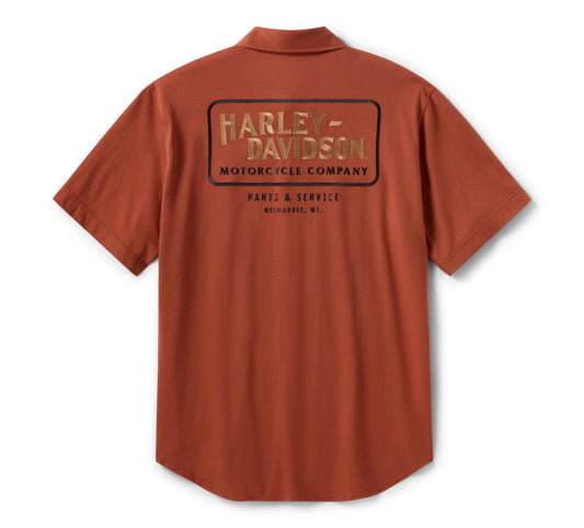 H-D Vintage Jersey Button-Up - 96187-26VM
