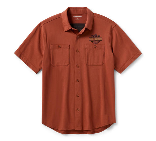 H-D Vintage Jersey Button-Up - 96187-26VM