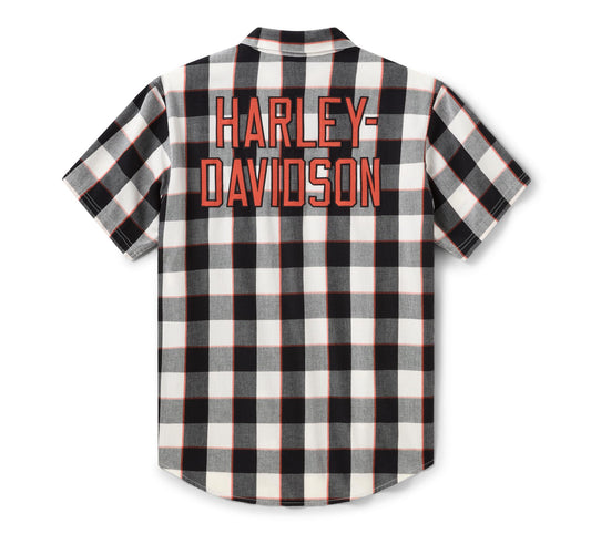 H-D Essential Buffalo Plaid Short Sleeve Shirt - 96197-26VM
