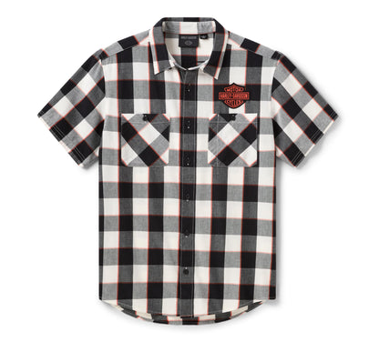 H-D Essential Buffalo Plaid Short Sleeve Shirt - 96197-26VM