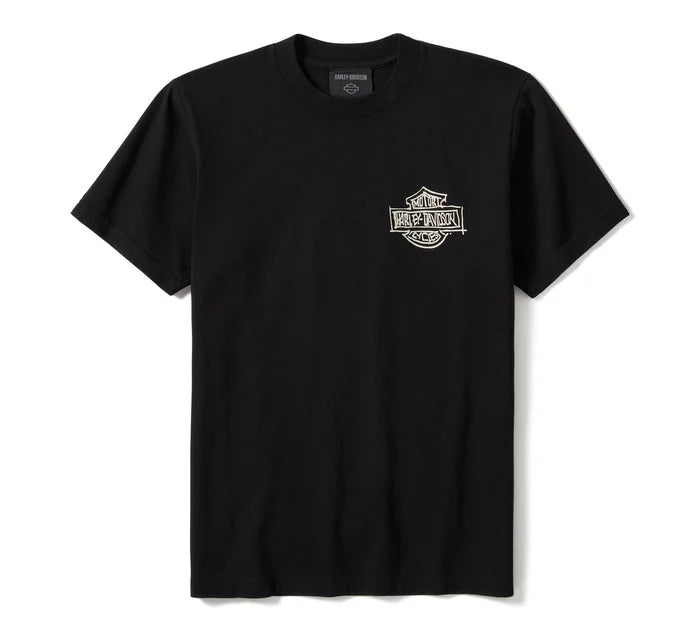 Harley-Davidson® Fast Willie Short Sleeve Tee Black - 96274-25VX