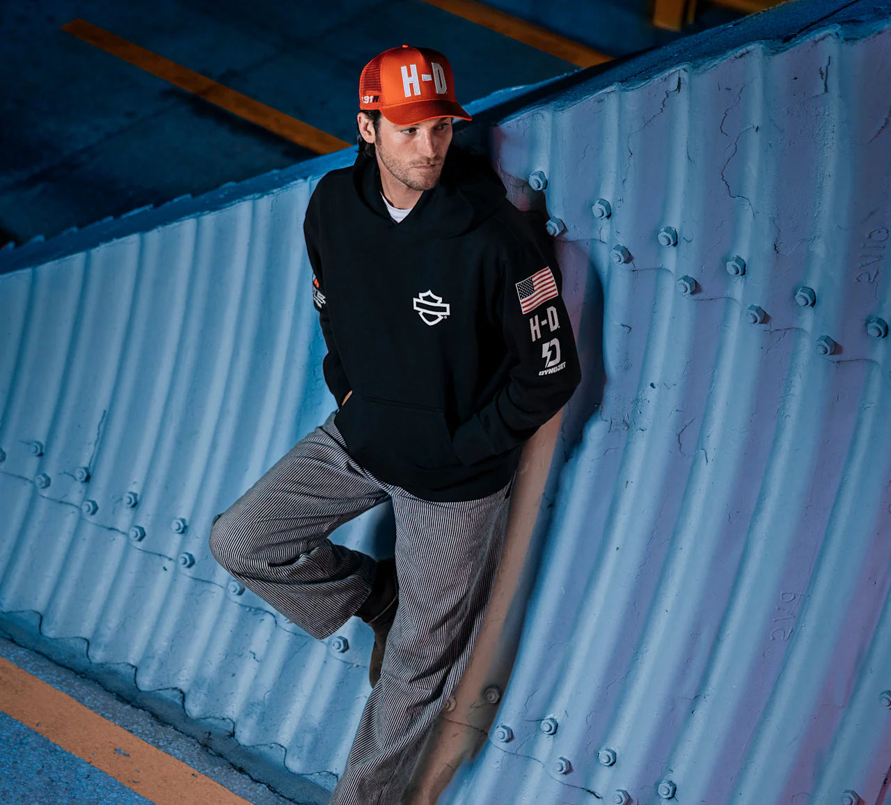 H-D Factory Racing Fanwear Hoodie - Harley Black - 96369-26RX