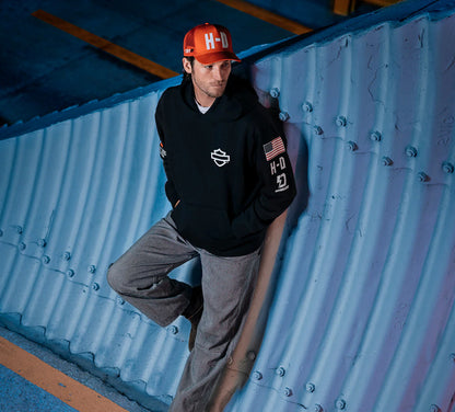 H-D Factory Racing Fanwear Hoodie - Harley Black - 96369-26RX