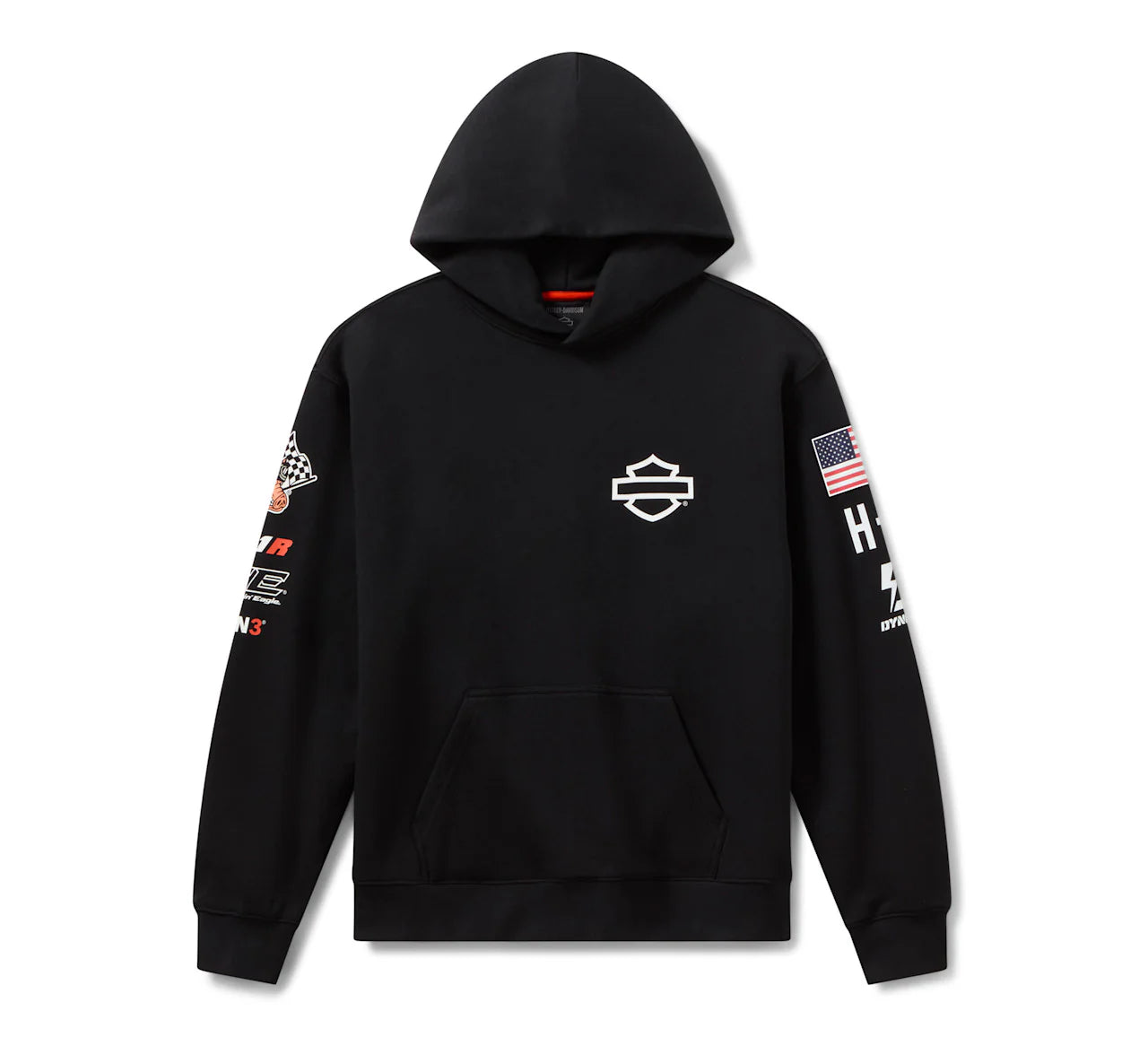 H-D Factory Racing Fanwear Hoodie - Harley Black - 96369-26RX