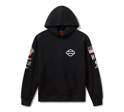 H-D Factory Racing Fanwear Hoodie - Harley Black - 96369-26RX