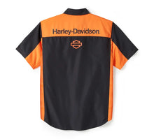 Harley-Davidson® TECH Quick Dry Shirt Colorblock Harley Black & Harley Orange - 96384-25VM