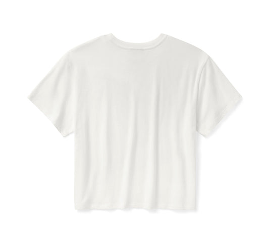 H-D Women's Do Your Chores Boxy Crop Tee - 96404-26VW