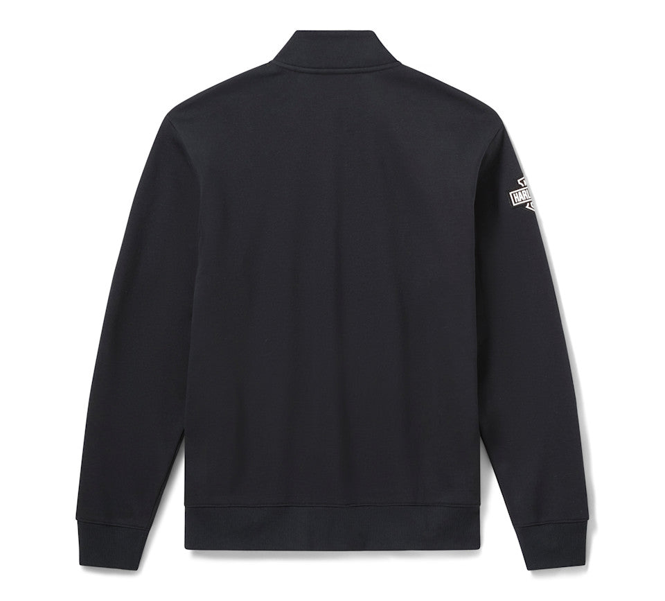 Harley-Davidson® Men's H-D Essential 1/4 Zip Pullover Fleece - 96421-26VM