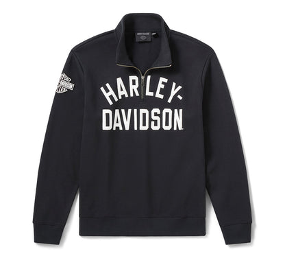 Harley-Davidson® Men's H-D Essential 1/4 Zip Pullover Fleece - 96421-26VM
